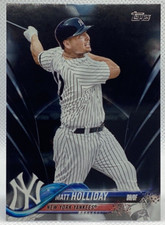 2018 Topps Update #435 MATT HOLLIDAY BLACK PARALLEL #'D /67 US156 SP