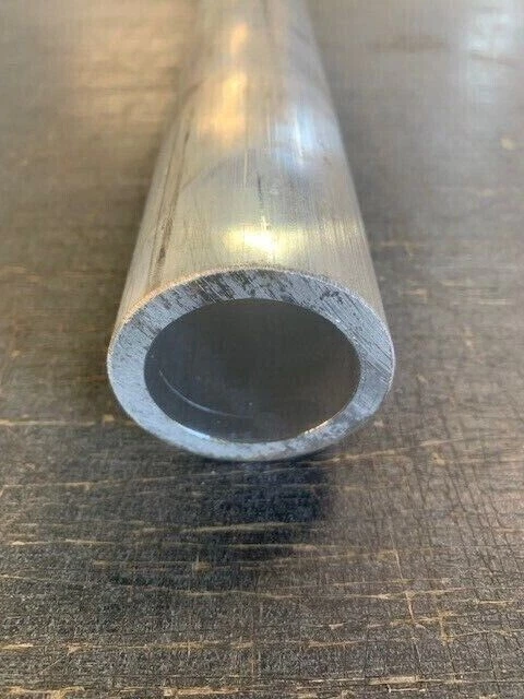 1-1/2" OD 6061 Aluminum Round Tube x 1" ID x 48" Long, 1/4" Wall Tubing - Image 2 of 2