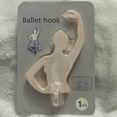 Generics Faye Butler Ballet Wall Hanger Hooks Bedroom Bathroom Closet