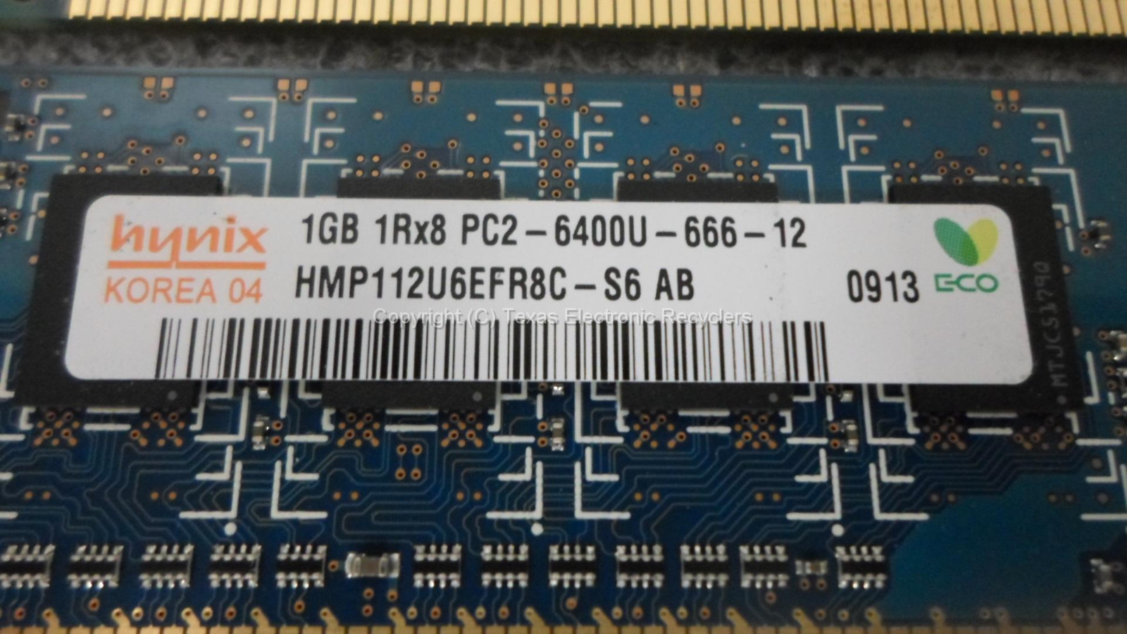 LOT OF 6 - Hynix HMP112U6EFR8C-S6 1GB 1RX8 PC2-6400U-666-12 RAM | eBay