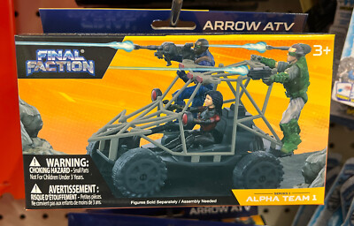 FINAL ACTION Arrow ATV Toy Model Kit & ATV Weapons & Armor Body Kit Boys 3+ NEW 