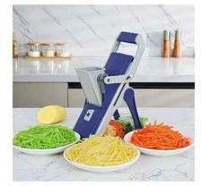 Safe Mandoline Slicer 5 in 1 Vegetable Chopper Food Potato Cutter Adjustable