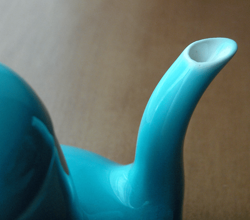 Franciscan El Patio Alladin shape after dinner coffeepot~Turquoise gloss-NR - Picture 3 of 8
