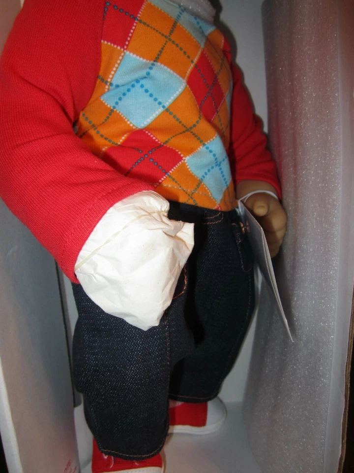 American Girl Bitty Baby Twin 4B Boy Twin Retired MED SKIN BL HAIR BR EYES ASIAN - Image 3 of 3