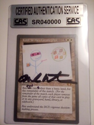 MTG Look at Me, I'm the DCI, Unique, Moderately Played, Errata, sign, alter  art | eBay