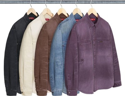 Supreme Worn Snap Painter Shirt 5colors 26SS | eBay
