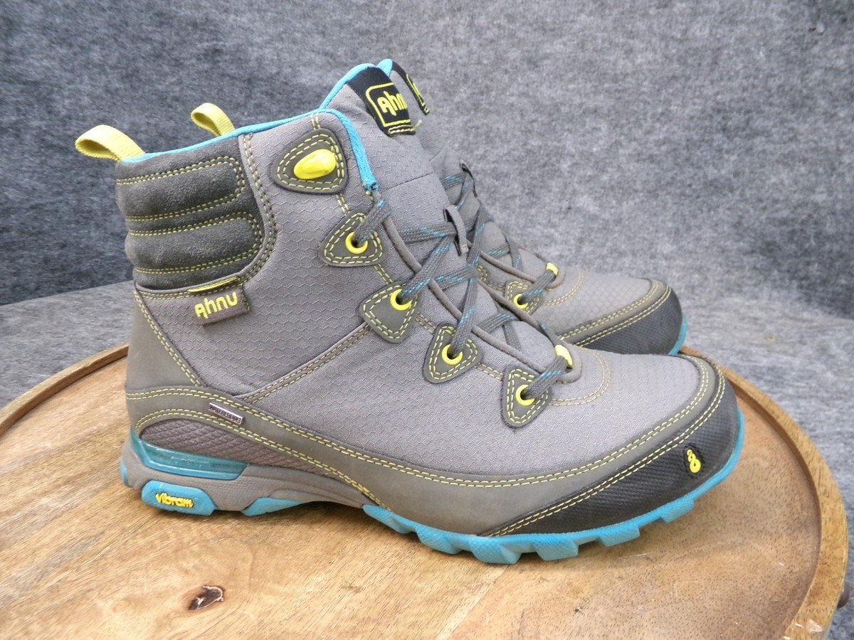 Tenis de senderismo de montaña MH500 Mid impermeables para Mujer gris