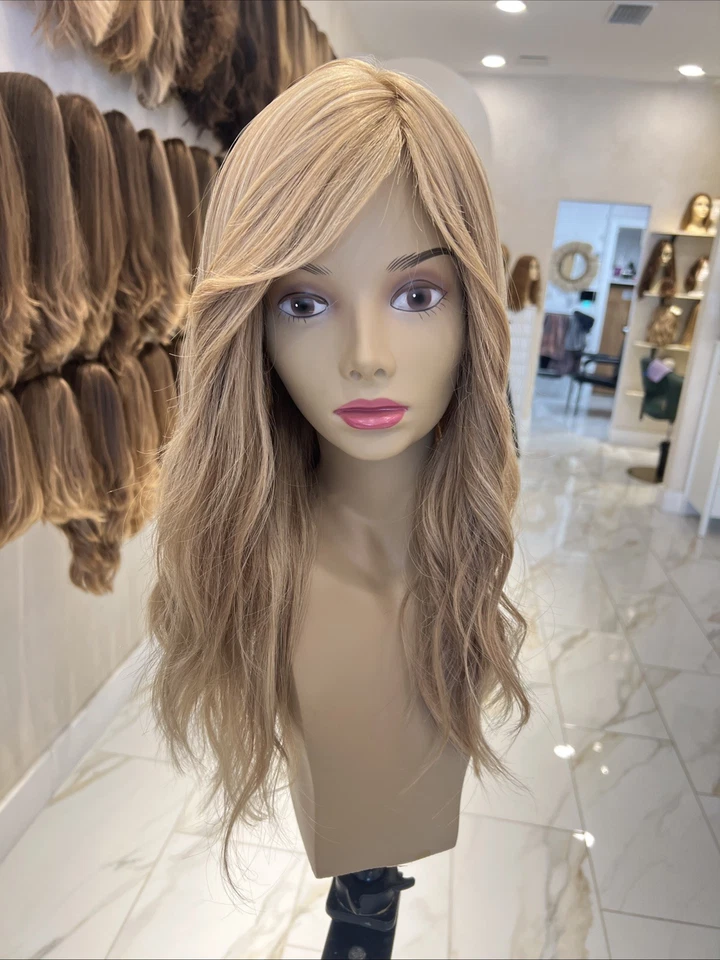 Парики Yaffa готовые к носке светлые человеческие волосы длинная кожа парик - Изображение 2 из 4