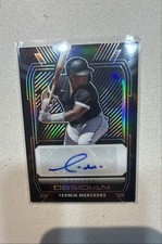 2021 Panini Chronicles - Obsidian Autographs Yermin Mercedes #O-YM (AU, RC)