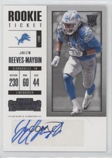 2017 Panini Contenders Jalen Reeves-Maybin #227 Auto 0qn