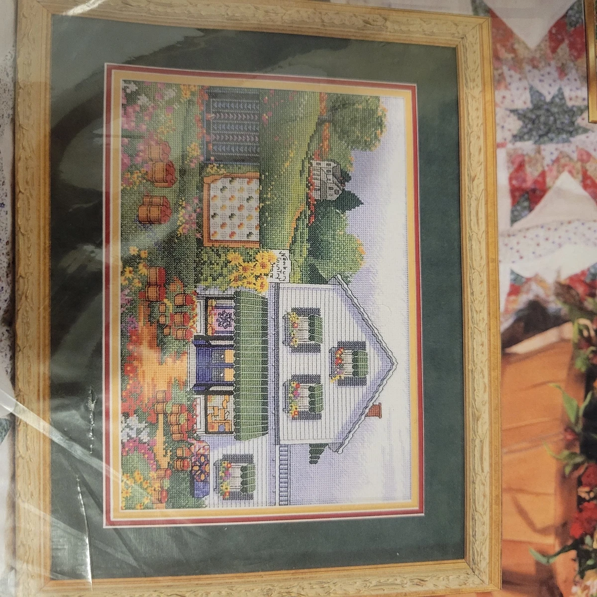 Vintage 1997 Janlynn StitchWorld X-Stitch Cross Stitch Kit September Gold