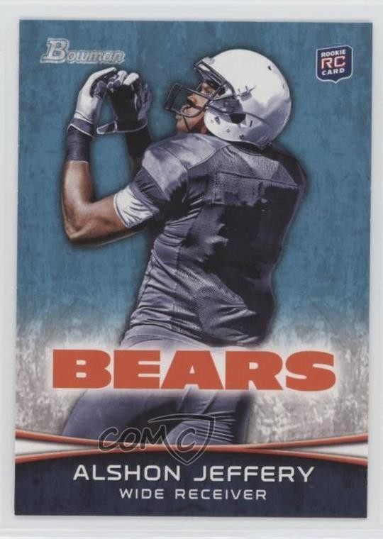 2012 Bowman Alshon Jeffery (Catching) #137 Rookie RC 3n1
