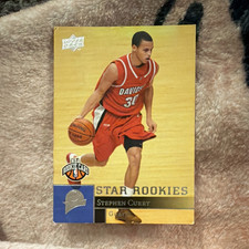 Upper Deck 2009-10 Star Rookies Stephen Curry #234 Rookie RC Base Card. rookie card picture