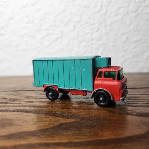 Rare Lesney No. 44 G.M.C Refrigerator Truck Matchbox Series Red Made in England - 第 2/14 張圖片