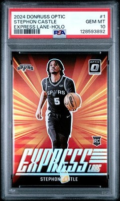 その他 PANINI DONRUSS OPTIC 2024-25 Panini Donruss Optic - Express Lane Stephon Castle #1 Holo