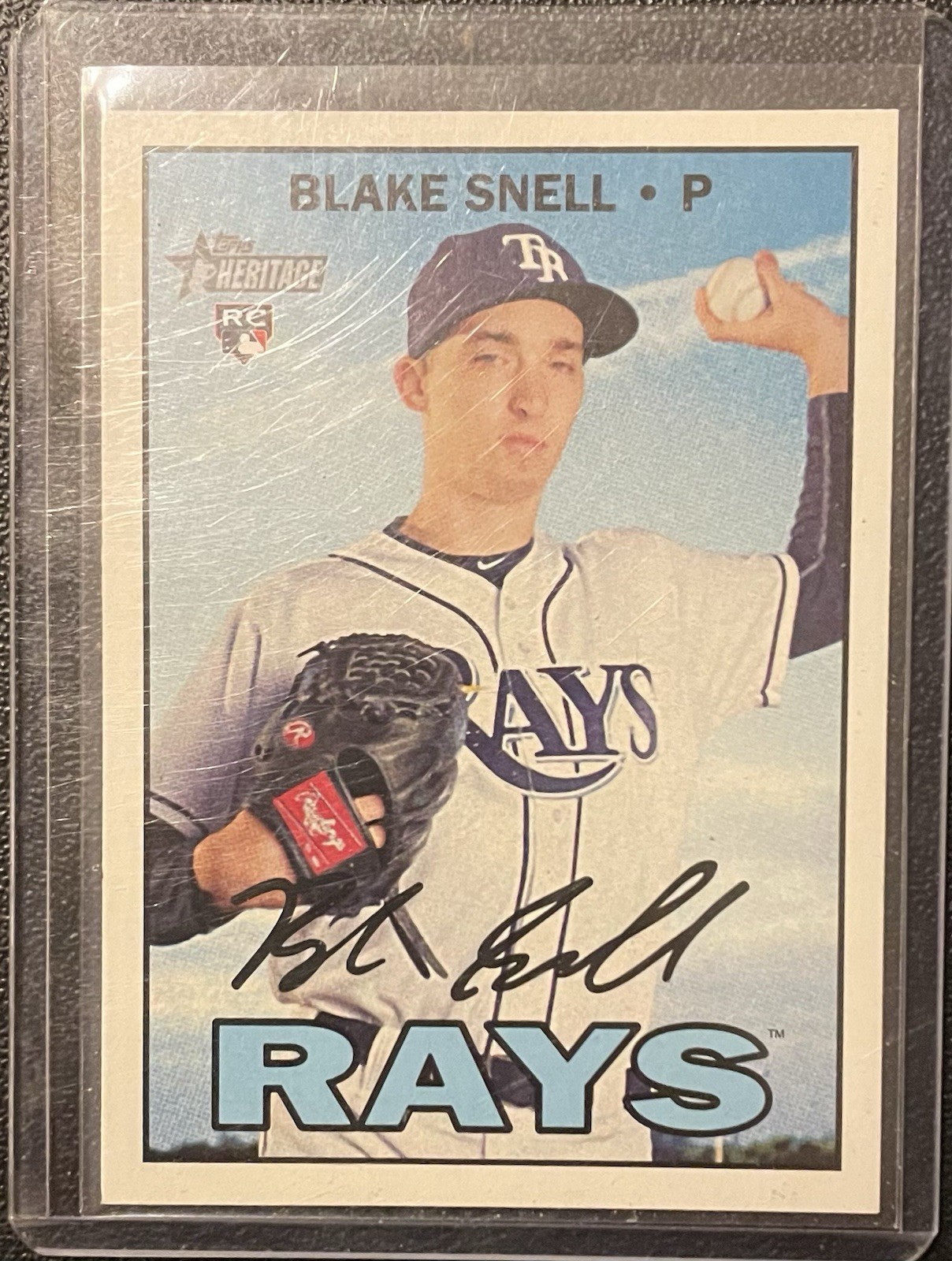 2016 Topps Heritage High Number Blake Snell RC Short Print Rays/Dodgers #705🔥🔥