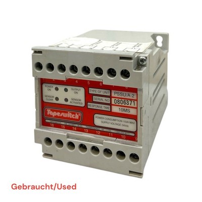 Tapeswitch Sensor Connection PSSU/A-2