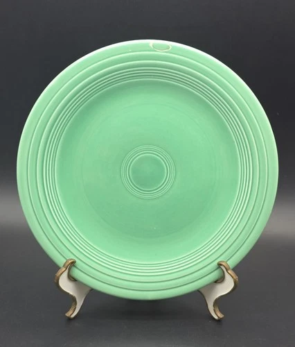 Vintage Genuine Fiestaware Original Green Dinner Plate HLC 10.25 inch