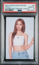2024 TWICE HOME 9ROUND FANMEETING TRADING CARD PHOTOCARDS #45 TZUYU PSA 10