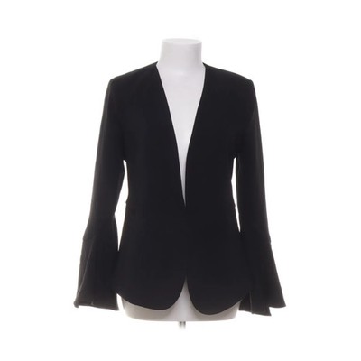 Dilvin Woman, Blazer, Größe: 36, Kol Volanlı Ceket, Schwarz, Polyester #nNO