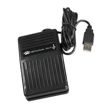 USB Foot Switch Pedal Control Pre-Program Key Mouse For Keyboard PC Computer p