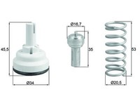 Thermostat KüHlmittel Mahle Tx 182 87D FüR 1F7 Golf 1F8 Eos Jetta Vw 5M1 521 1K2