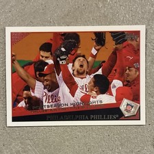 Topps 2009 Postseason Highlights #278 Philadelphia Phillies Baseball Card MLB