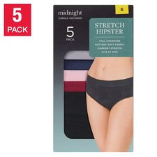 Carole Hochman Midnight Women's Hipster 5-pack - MULTICOLOR Select Size: S-XXL 
