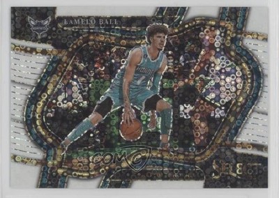 2022-23 Panini Select Courtside White Disco Prizm 65/75 LaMelo Ball #241 hs9