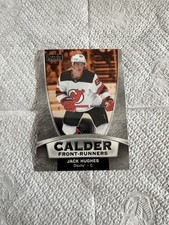 19-20 OPC Platinum #CF15 Jack Hughes Calder Front Runners Rookie OLYMPIC HERO🥇