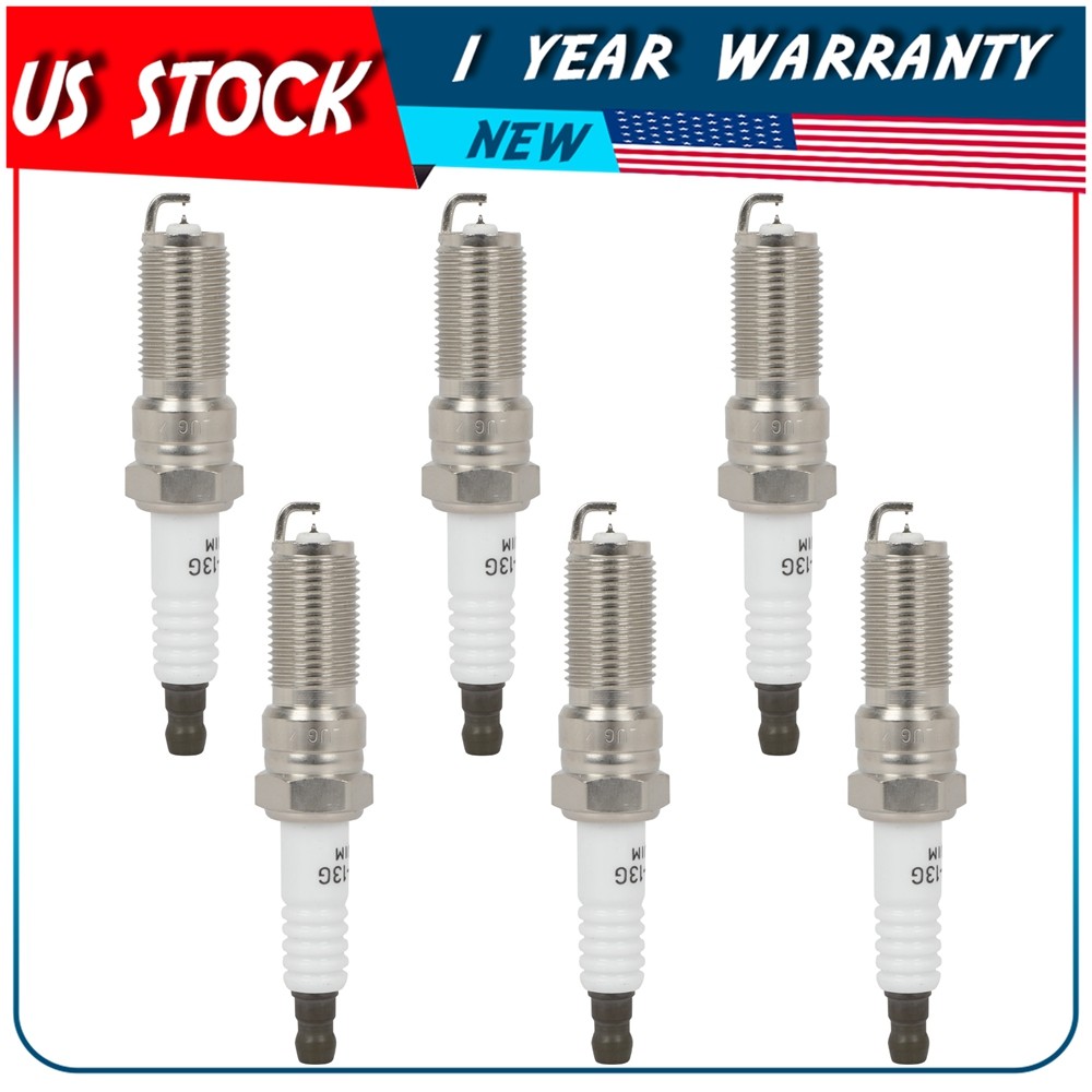 6X Iridium Spark Plugs ILTR5K13 For Ford Fusion Ford Taurus Lincoln MKX Mercury