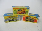 Matchbox Lesney Superfast EMPTY BOXES #21 Foden #28 Mack Dump, #51 8 Wheel Tip