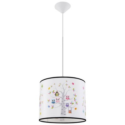 Runde Kinder Hängelampe Eulen Ø30 cm EULEN 1xE27 15W SL.1422 Sollux Lighting