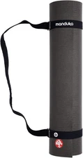 Manduka Yoga Commuter Mat Carrier - Eco-Friendly Cotton, Easy One Size, Black 