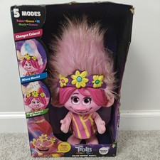 DreamWorks Trolls World Tour Color Poppin Poppy Fashion Doll Sings Just Play