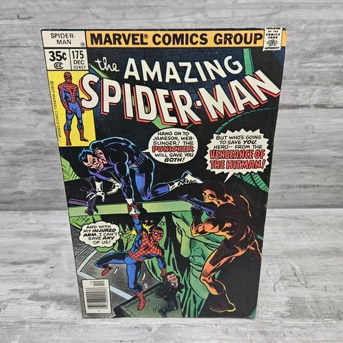 The Amazing Spider-Man #175 (Marvel Comics December 1977) VF Punisher App.