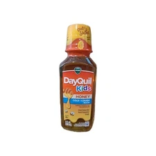 Vicks DayQuil Kids Honey Cold and Cough + Mucus Relief Exp 11/2026 8 Fl Oz