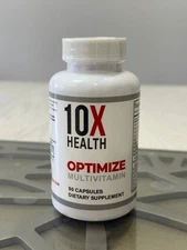 Authentic 100% 10X Health Optimize Methylated Multivitamin 90 Caps