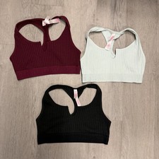 PINK Victoria  s Secret Sports Bra Womens Medium Lot Of 3