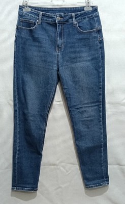 Damen Jeans Hose. Baumwolle Farbe blau Gr. 48 - bequeme Passform.-