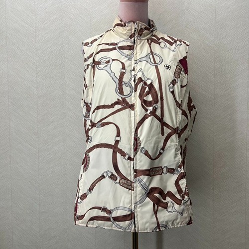 Ariat Full Zip Lined Brown Reversible Insulated G… - image 2