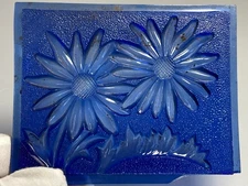 Antique Victorian Pressed Glass Mosaic Window Pane Tile Old Addison Glass Works