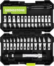 Craft Knife Precision Cutter Hobby Knife Blades Set (29pcs) for Art Work