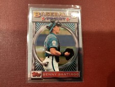 1993 Topps Finest “BENNY SANTIAGO” #138 Florida Marlins