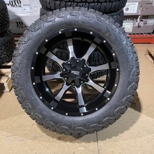 20x10 Black Moto Metal Mo970 33 At Wheels Rims Tires 8x6.5 Dodge Ram 2500