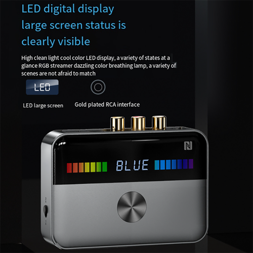 Bluetooth 5.3 Transmitter Receiver 2-in-1 Bluetooth Adapter HiFi Audio Receiver - Afbeelding 8 van 13