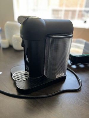 Nespresso Vertuo Espresso Capsule Coffee Machine Black w/ Water Tank Drip Tray