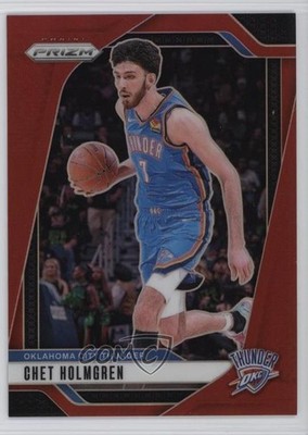 2024-25 Panini Prizm Red Prizm 85/299 Chet Holmgren #17 1d0h
