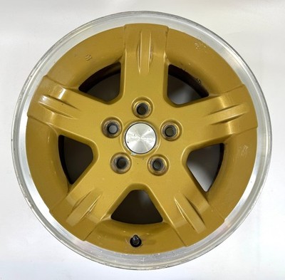 15'' Jeep Wrangler Golden Eagle Wheel Rim Factory OEM 2003-2006 Machined Lip Gold