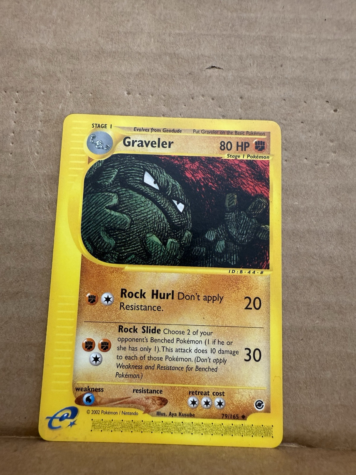 Pokemon Card - Expedition 79/165 - GRAVELER (uncommon) - NM/Mint